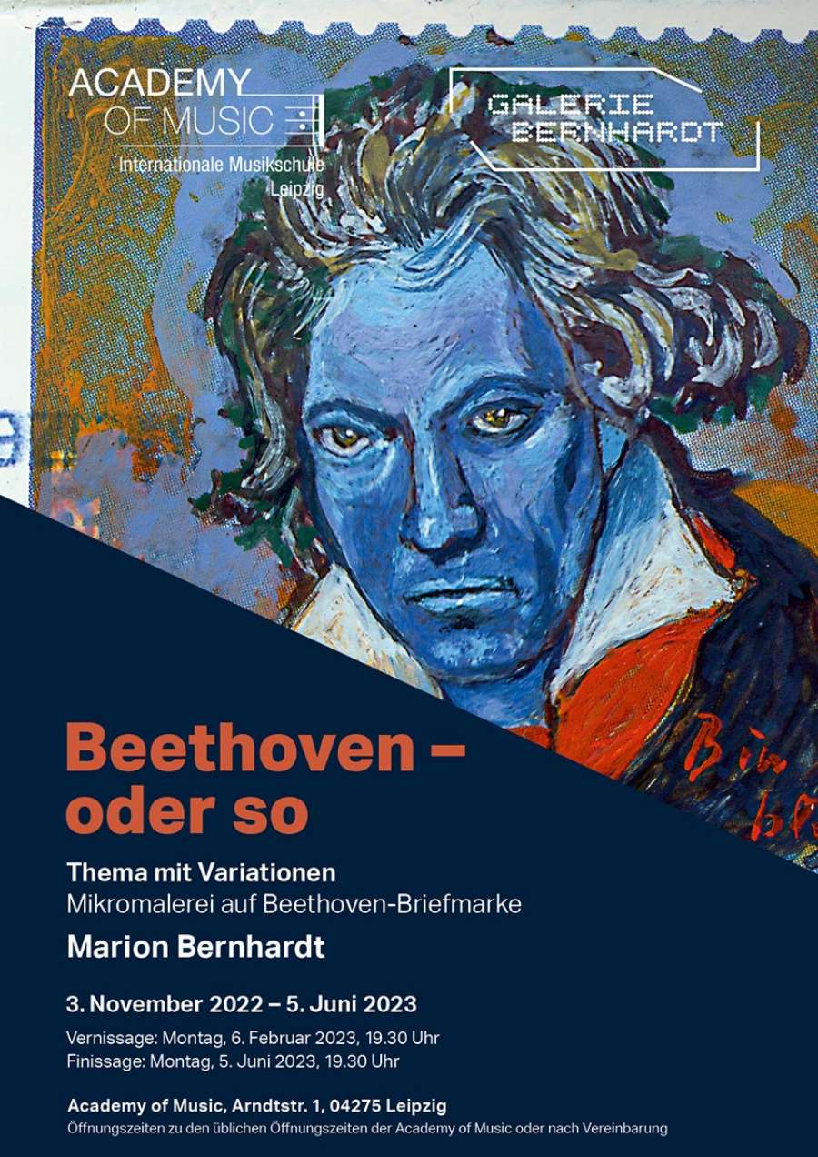 Ausstellungsplakat Beethoven oder so